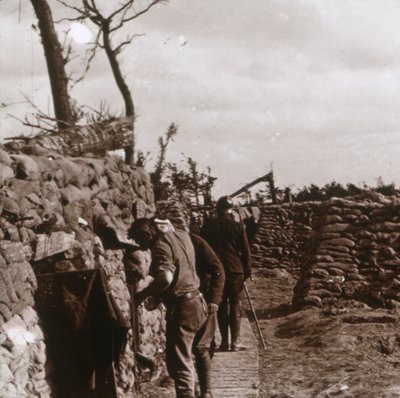 Prima linea, Diksmuide, Belgio, c1914-c1918 da Unbekannt