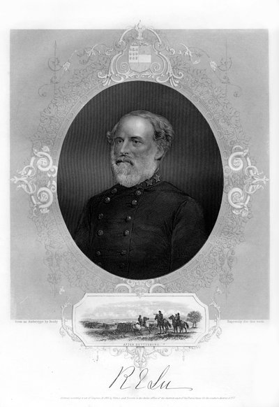 Generale Robert E Lee, generale confederato da Unbekannt