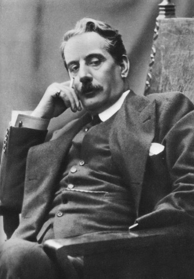 Giacomo Puccini 1858-1924, compositore italiano, 1910 da Unbekannt