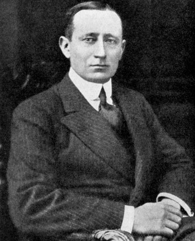 Guglielmo Marconi, inventore italiano, c1920 da Unbekannt