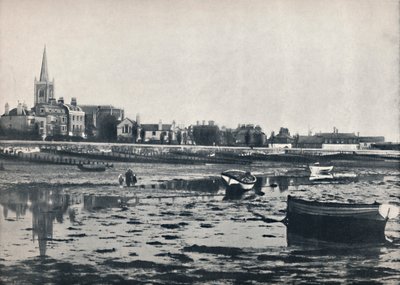 Harwich - La spiaggia con la bassa marea, 1895 da Unbekannt