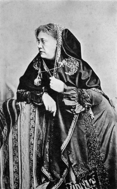 Helena Petrovna Blavatsky, teosofa russo-americana, 1875 da Unbekannt