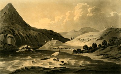 Collina di Binion dal lago, 1802 da Unbekannt