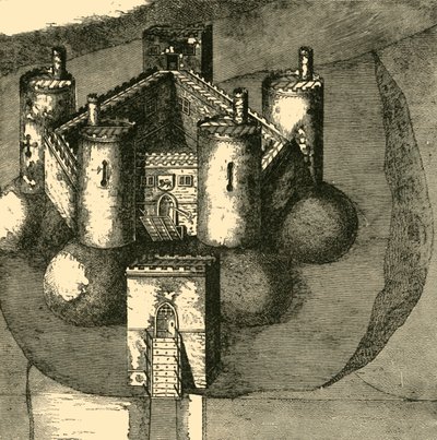 Castello di Holt, nel 1610, 1898 da Unbekannt