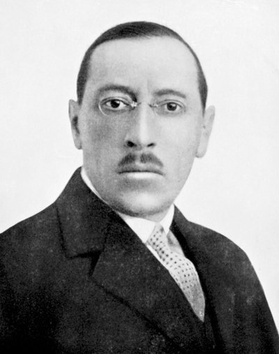 Igor Stravinsky, compositore di origine russa, c1920 da Unbekannt