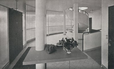 Interno della Villa a Poissy, 1933 da Unbekannt