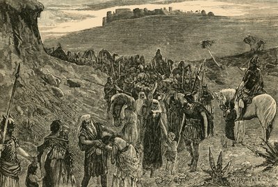 Israeliti in cattività, 1890 da Unbekannt