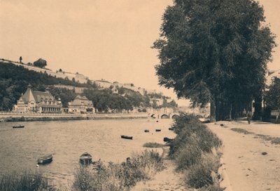 Kursaal e Ponte di Jambes, c. 1900 da Unbekannt