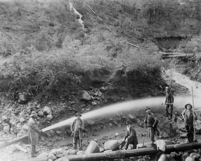 La Grange Mine Crew, California, 1890s da Unbekannt