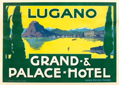 Lago di Lugano. Grand e Palace Hotel da Unbekannt