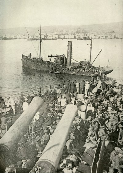 Sbarco delle truppe britanniche a Salonicco, 1919 da Unbekannt