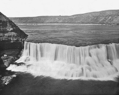 Fiume Missouri vicino alle Great Falls, Montana, USA, c. 1900 da Unbekannt