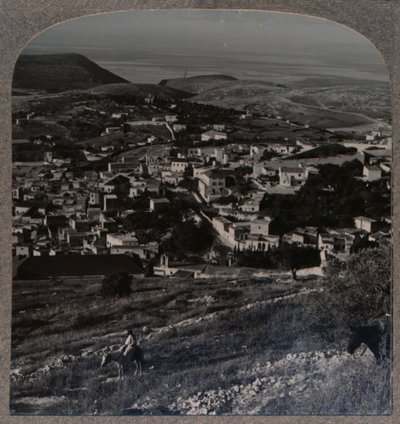 Nazareth e il Monte della Precipitazione, c1900 da Unbekannt