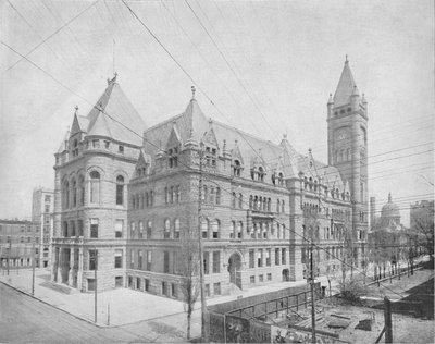 Nuovo Municipio, Cincinnati, Ohio, c1897 da Unbekannt