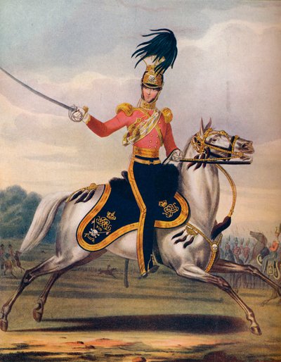 Ufficiale dei 17th Lancers, c1833 da Unbekannt