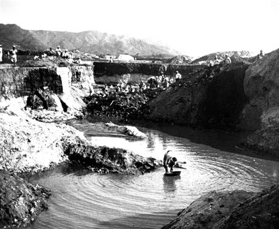 Miniera a cielo aperto, Corea, 1900 da Unbekannt