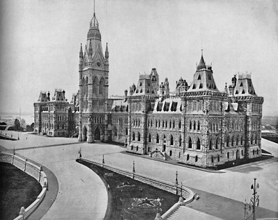 Edifici del Parlamento, Ottawa, Canada, c. 1897 da Unbekannt