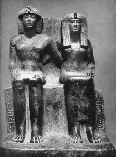 Faraone Thutmose IV e la sua regina, 1933-1934 da Unbekannt