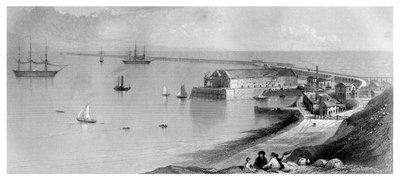 Portland Harbour e Breakwater, 1866 da Unbekannt