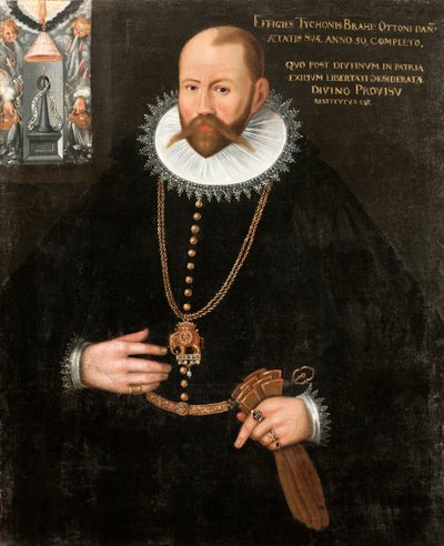 Ritratto di Tycho Brahe 1546-1601, 1596 da Unbekannt