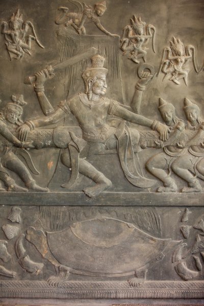 Scultura del Ramayana, Siem Reap, Cambogia da Unbekannt