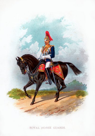 Guardia a cavallo reale, 1888 da Unbekannt