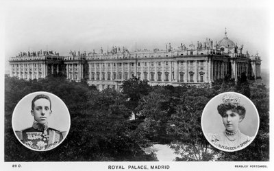 Palazzo Reale, Madrid, Spagna, inizio XX secolo da Unbekannt