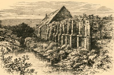 Rovine del fienile, Abbazia di Abbotsbury, 1898 da Unbekannt