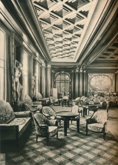 S. S Ile de France, Grand Salon, c1927 da Unbekannt