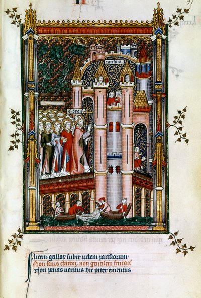 San Dionigi alle porte di Parigi, 1317 da Unbekannt