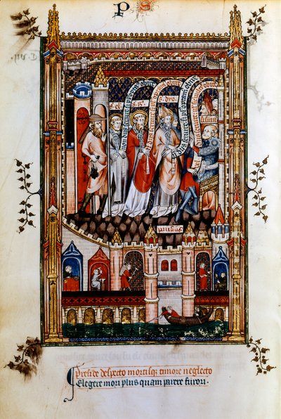 San Dionigi portato da Sisinnio, 1317 da Unbekannt