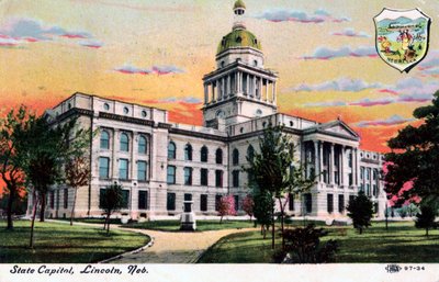 Capitale dello Stato, Lincoln, Nebraska, 1919 da Unbekannt