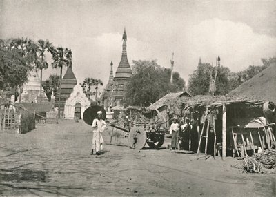 Scena di strada, Bhamo, 1900 da Unbekannt