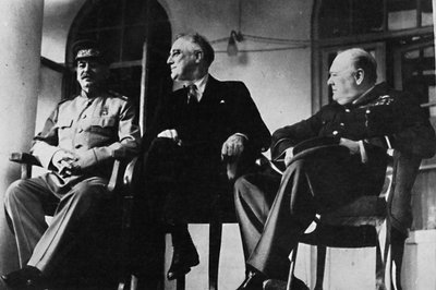 I Big Three si incontrano a Teheran, 1943, 1945 da Unbekannt