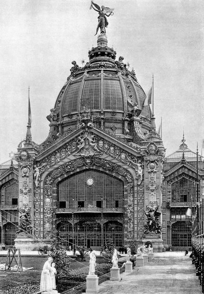 La cupola centrale, Esposizione Universale, Parigi, 1889 da Unbekannt