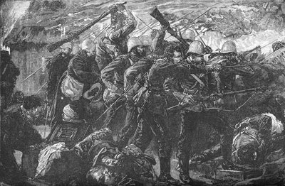 La difesa di Rorkes Drift, c1880 da Unbekannt