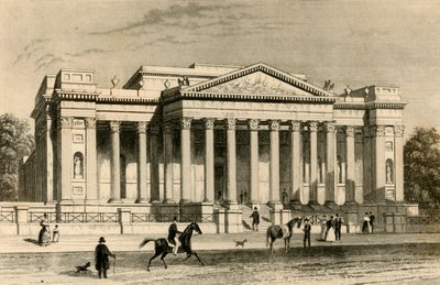 Il Fitzwilliam Museum, Cambridge, c1835 da Unbekannt