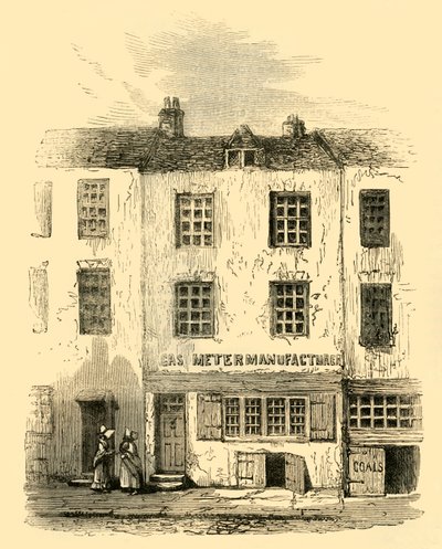 La casa dei fantasmi in Cock Lane, c1872 da Unbekannt