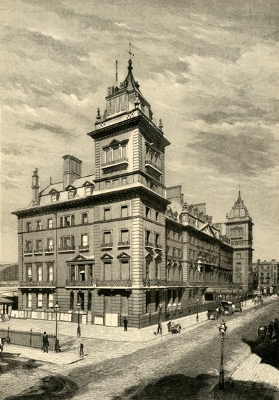 Il Great Western Hotel, Paddington, c1876 da Unbekannt