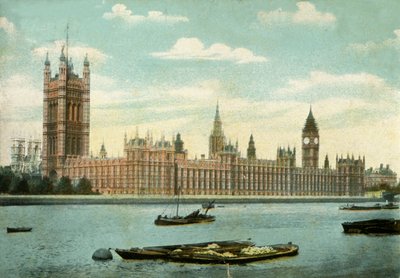 Le case del Parlamento, Londra, 1906 da Unbekannt