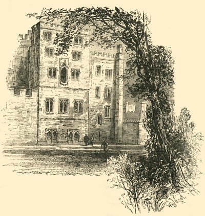 La Torre dei Lollardi, Palazzo di Lambeth, c1878 da Unbekannt