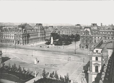 Il Louvre, Parigi, Francia, 1895 da Unbekannt