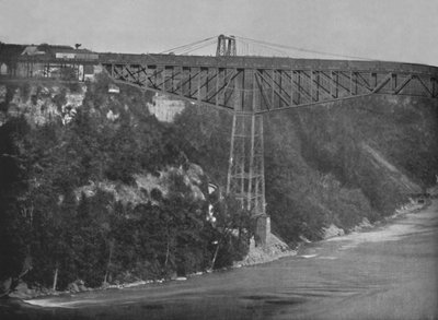 Il Ponte Cantaliver di Niagara, 19° secolo da Unbekannt