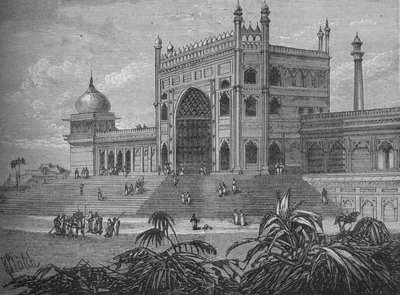 Il Palazzo a Delhi, c1880 da Unbekannt