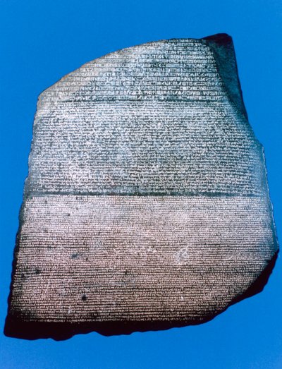 La Stele di Rosetta, 196 a.C. da Unbekannt