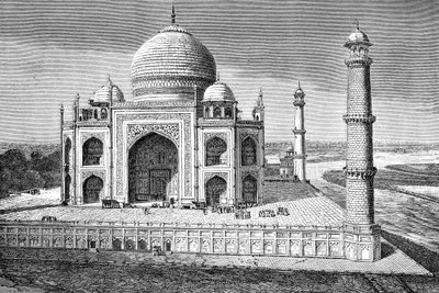 Il Taj Mahal, Agra, India, 1895 da Unbekannt