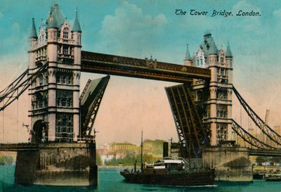 Il Tower Bridge, 1915 da Unbekannt