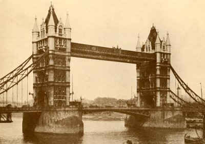 Il Tower Bridge, Londra, c1930 da Unbekannt