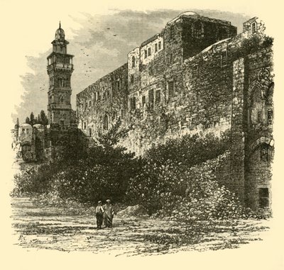 La Torre di Antonia, Gerusalemme, 1890 da Unbekannt