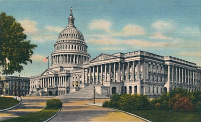 Il Campidoglio degli Stati Uniti, Washington D.C., c1940s da Unbekannt